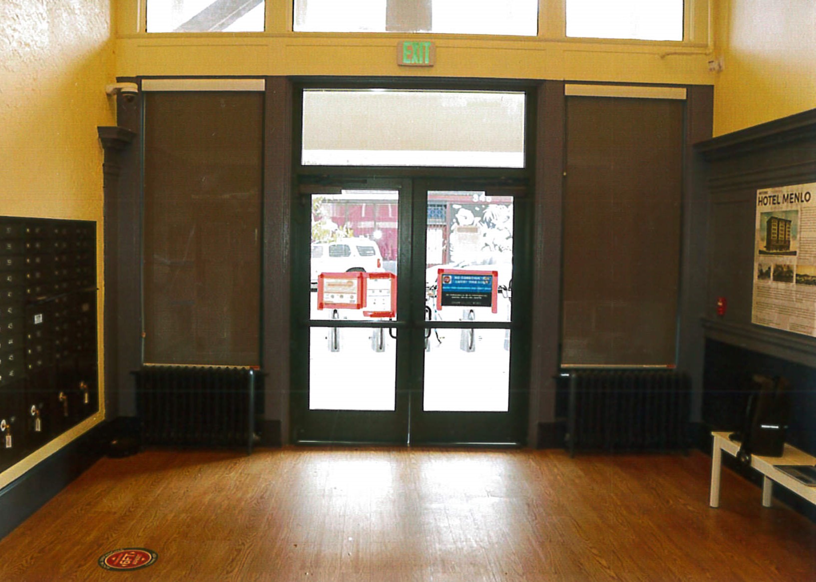 After Hotel Menlo Entrance, internal view